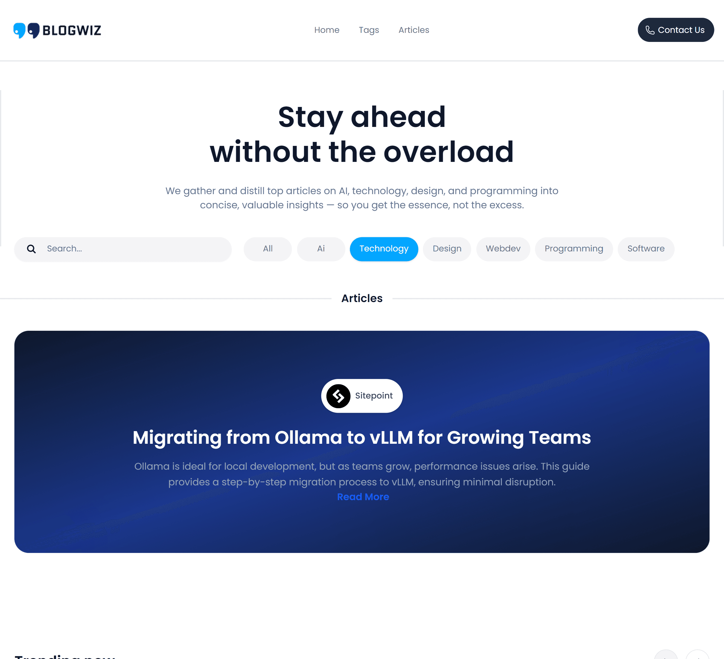 BlogWiz — AI Blog Platform